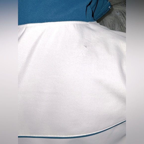 Women Nike Teal Jacket Microfleece, Full Zipper, Mock collar Neck, Size S 4/6 - Picture 9 of 9